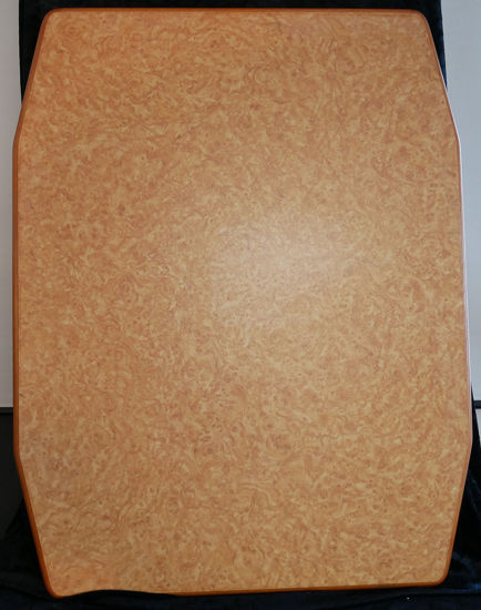 Billede af Bordplade - Lys brun meleret 90 x 70 cm. (Brugt)